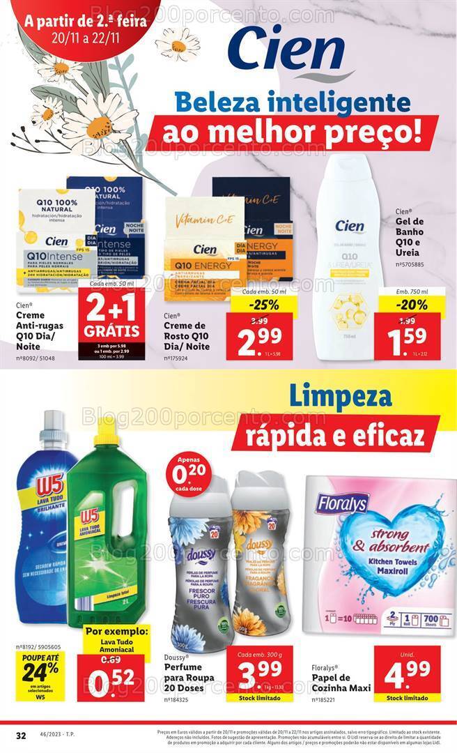 Antevisão Folheto LIDL Promoções de 16 a 22 novembro