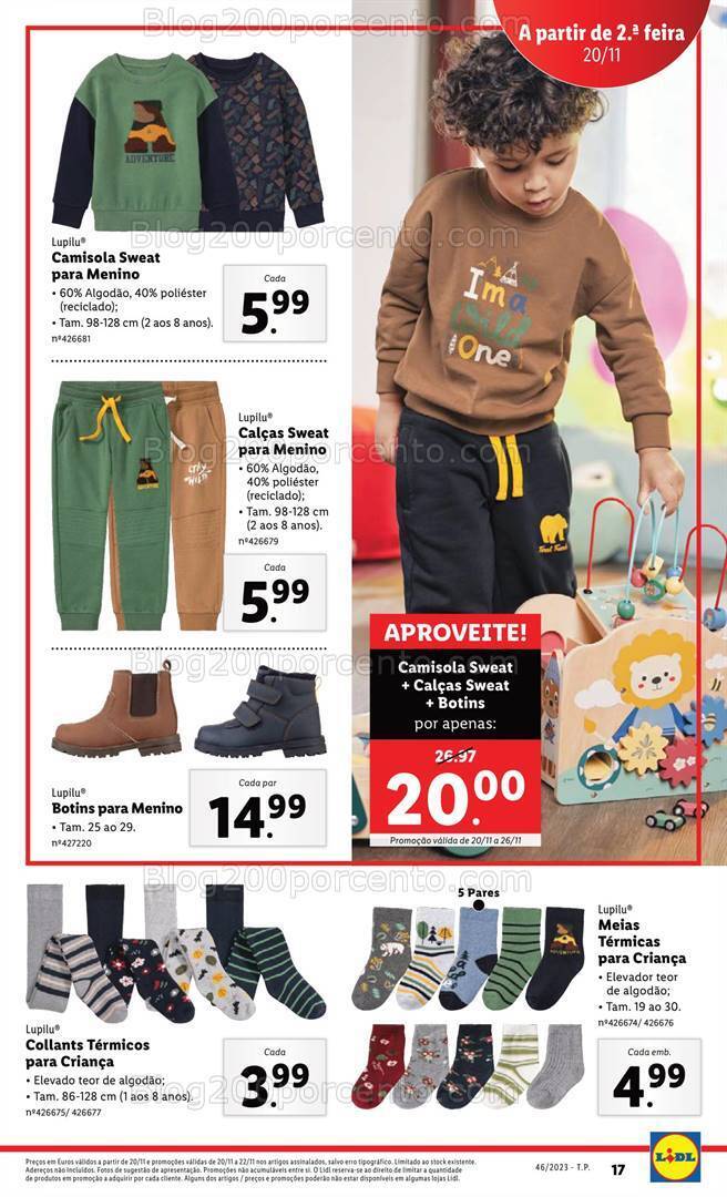 Antevisão Folheto LIDL Bazar Promoções a partir de 20 novembro