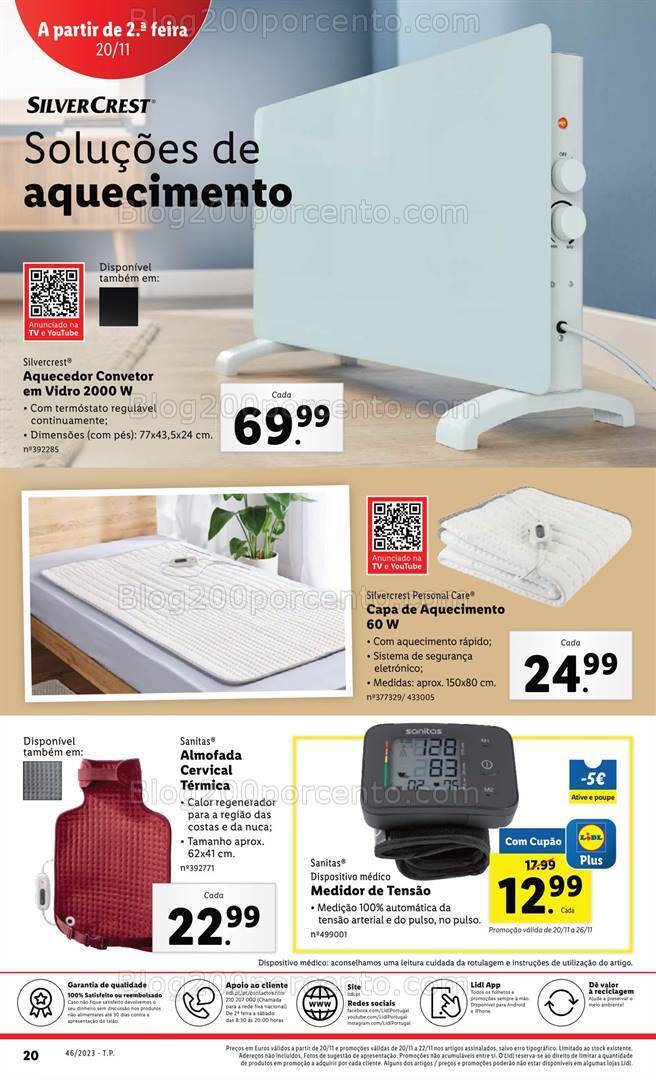 Antevisão Folheto LIDL Bazar Promoções a partir de 20 novembro