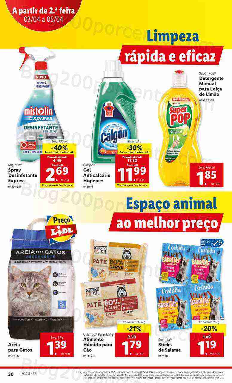 Antevisão Folheto LIDL Promoções de 30 março a 5 abril