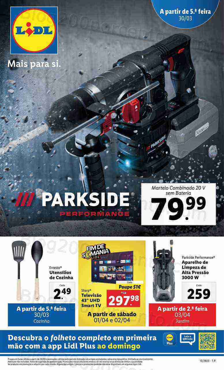 Antevisão Folheto LIDL Bazar Promoções a partir de 30 março