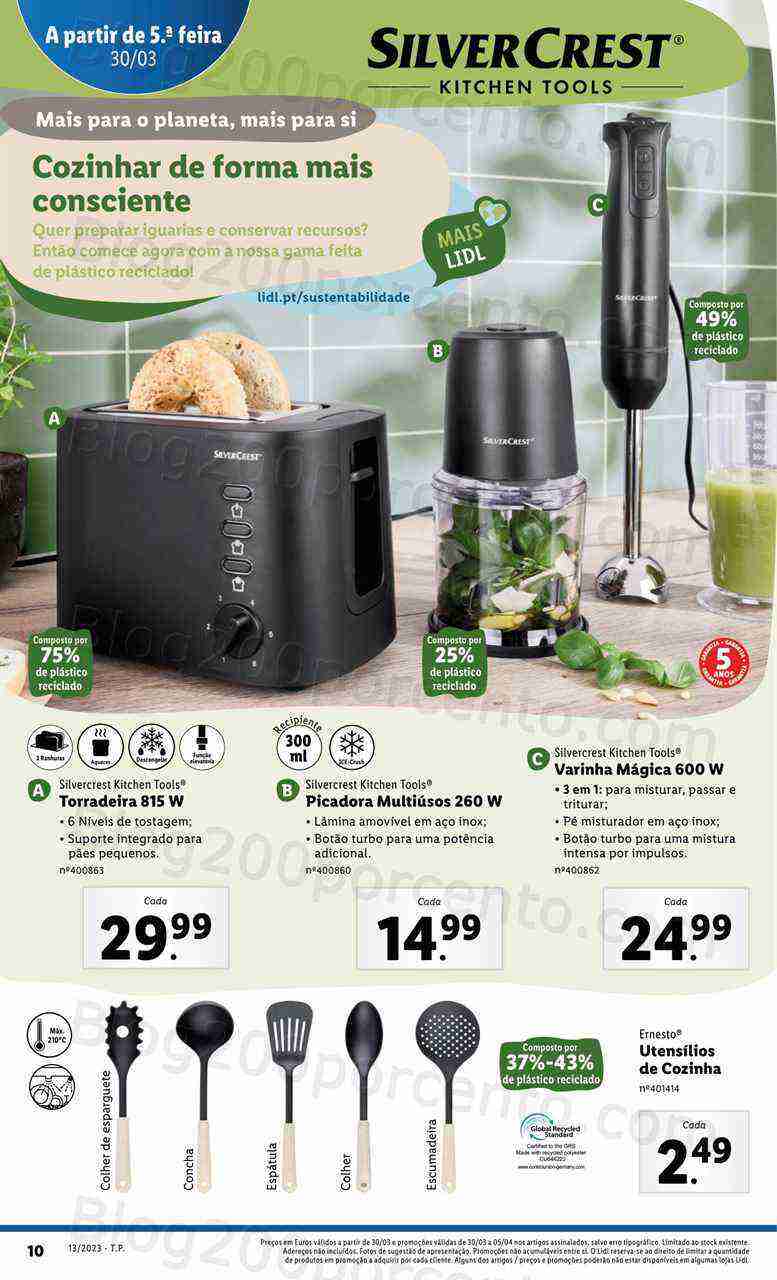 Antevisão Folheto LIDL Bazar Promoções a partir de 30 março