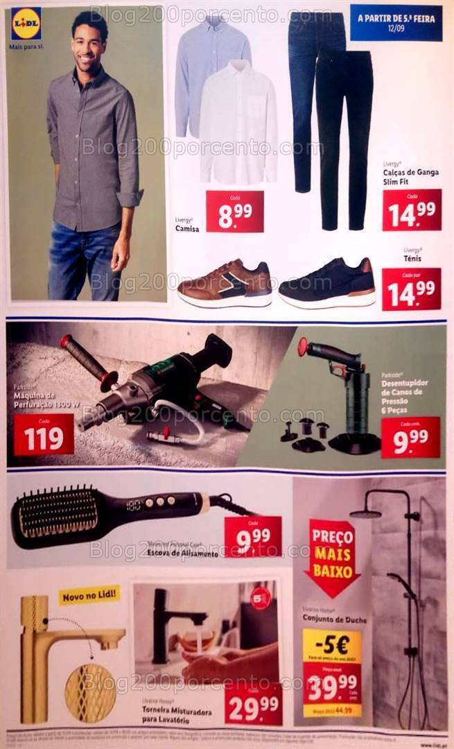 Antevisão Folheto LIDL Bazar Promoções a partir de 12 setembro