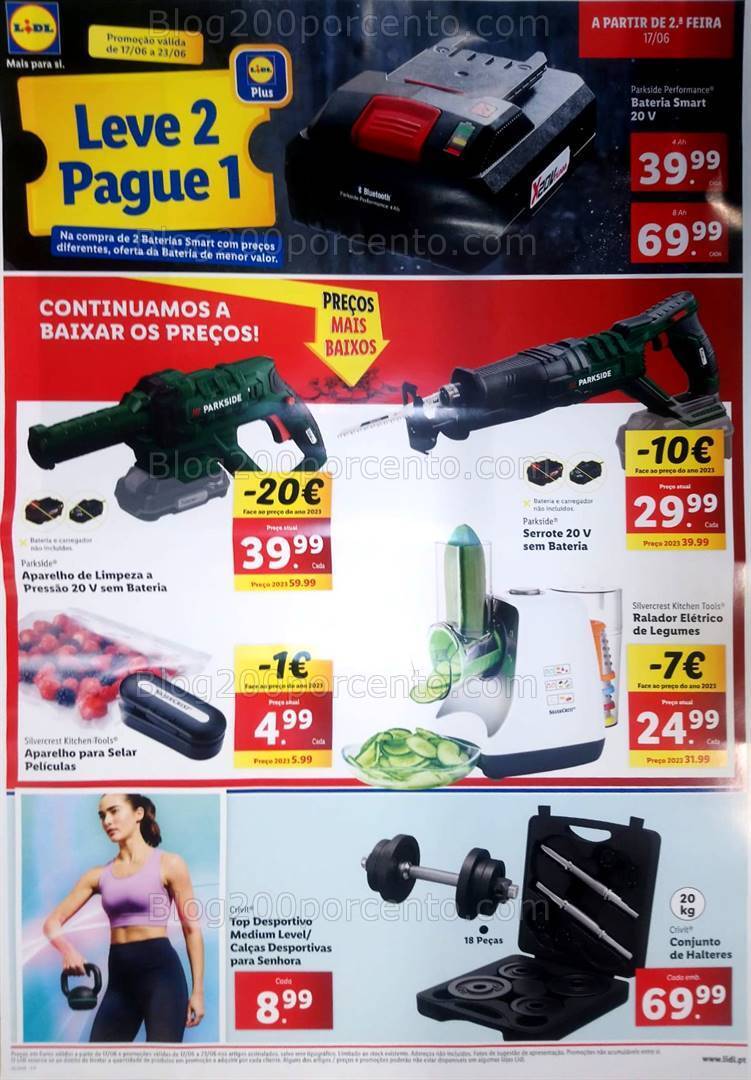 Antevisão Folheto LIDL Bazar Promoções a partir de 17 junho