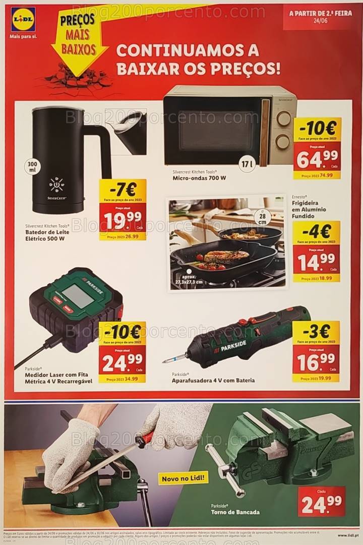 Antevisão Folheto LIDL Bazar Promoções a partir de 24 junho