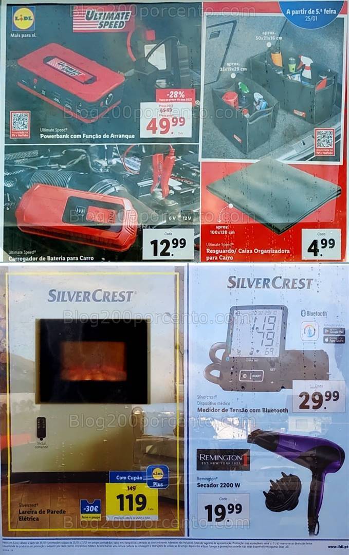 Antevisão Folheto LIDL Bazar Promoções a partir de 25 janeiro