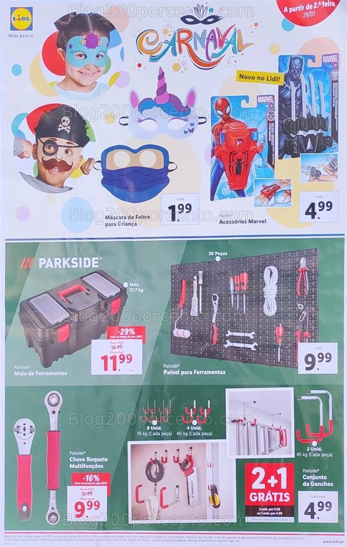 Antevisão Folheto LIDL Bazar Promoções a partir de 29 janeiro