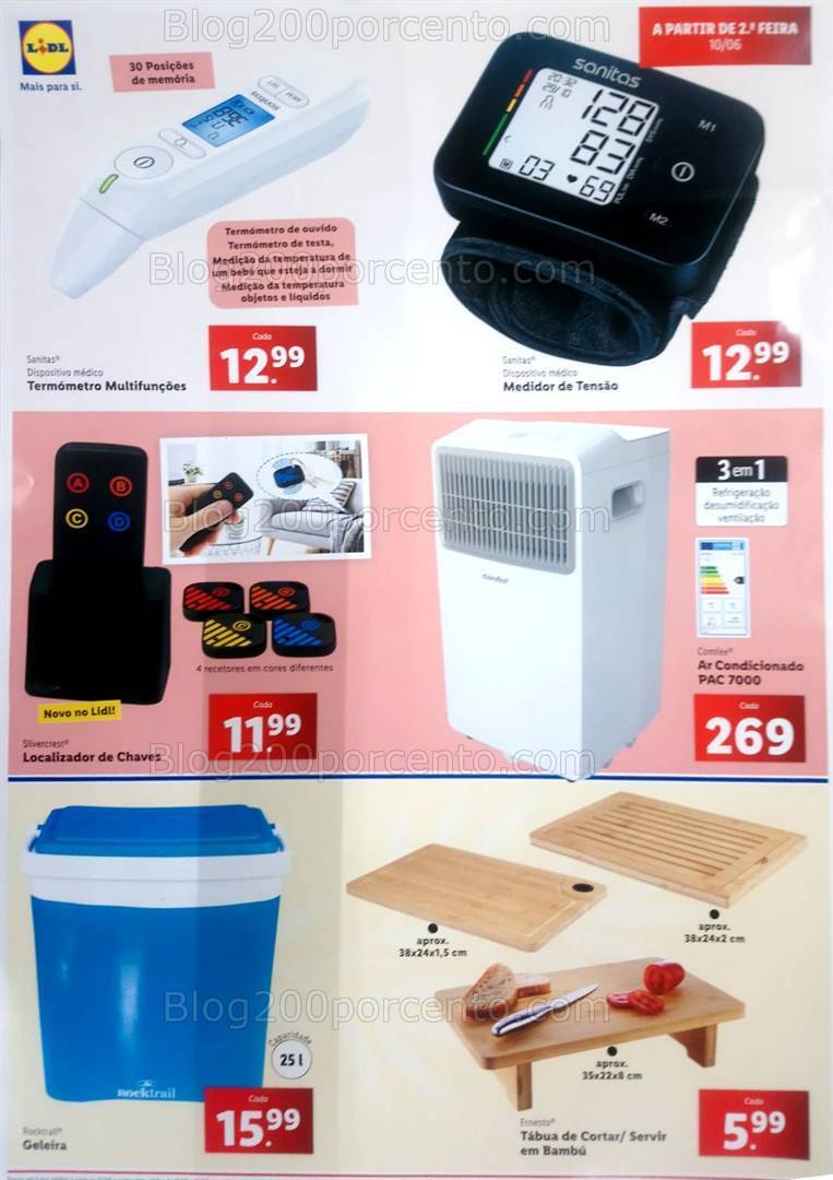 Antevisão Folheto LIDL Bazar Promoções a partir de 10 junho