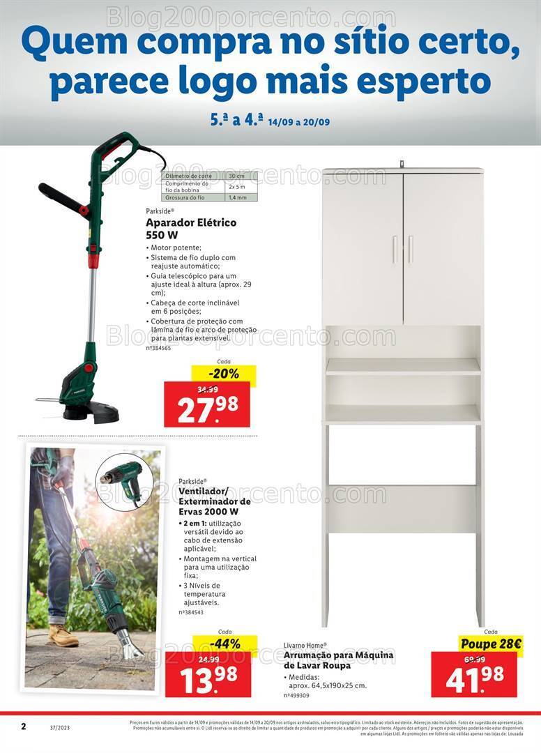 Antevisão Folheto LIDL Extra Lousada Promoções de 14 e 20 setembro