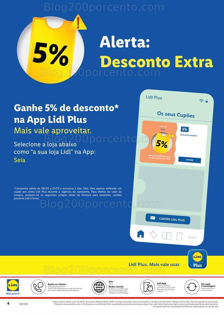 Antevisão Folheto LIDL Extra Promoções de 8 a 19 fevereiro