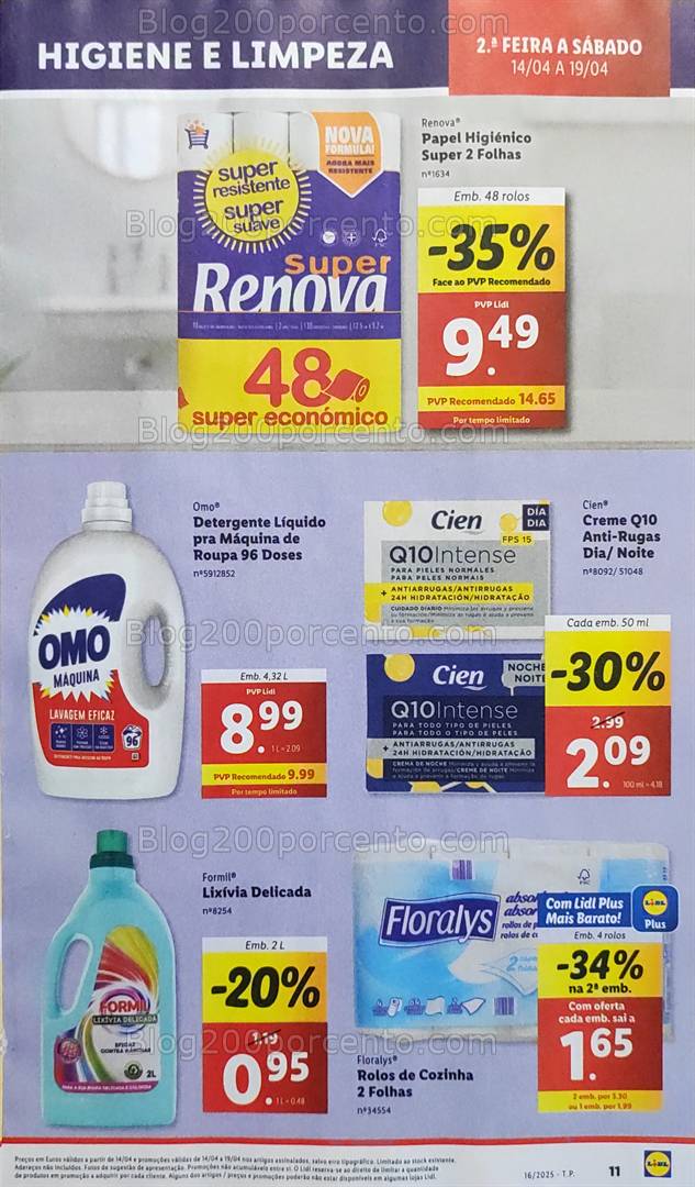 Antevisão Folheto LIDL Promoções de 14 a 19 abril