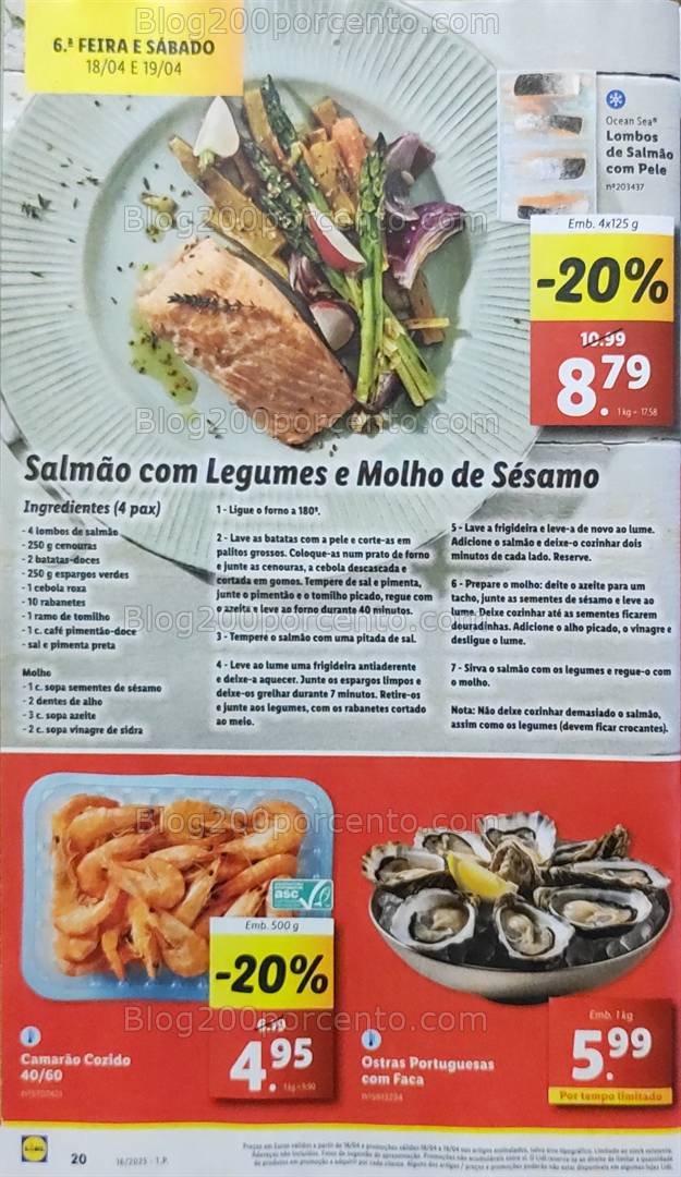 Antevisão Folheto LIDL Promoções de 14 a 19 abril