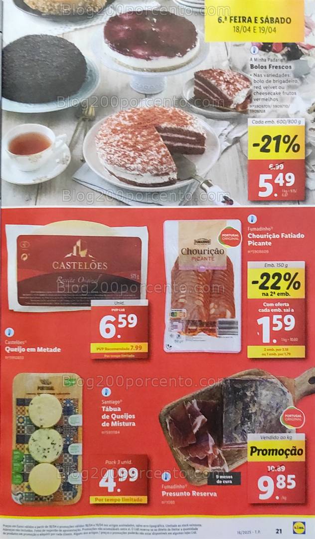 Antevisão Folheto LIDL Promoções de 14 a 19 abril
