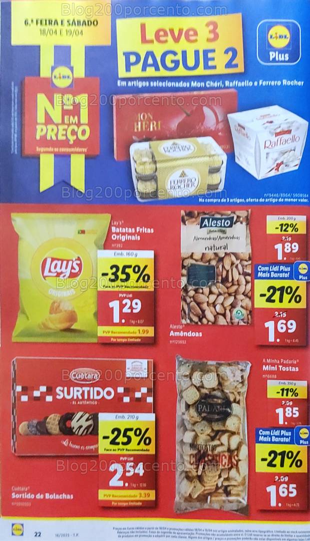Antevisão Folheto LIDL Promoções de 14 a 19 abril