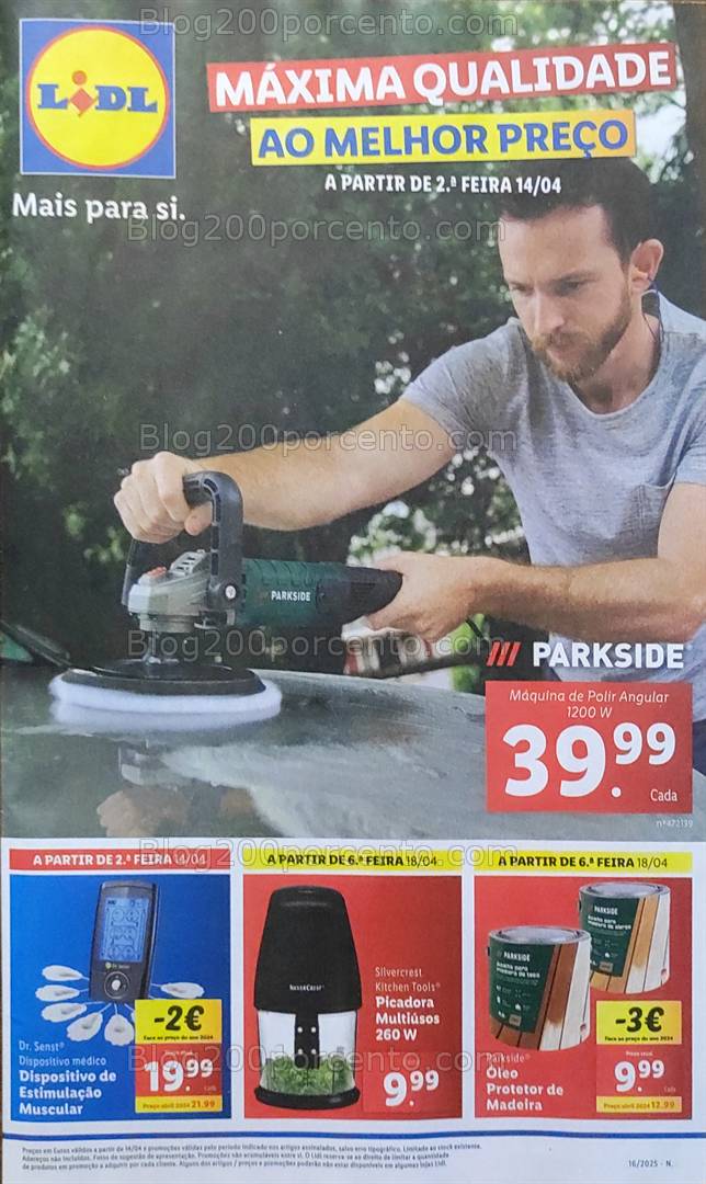 Antevisão Folheto LIDL Promoções de 14 a 19 abril