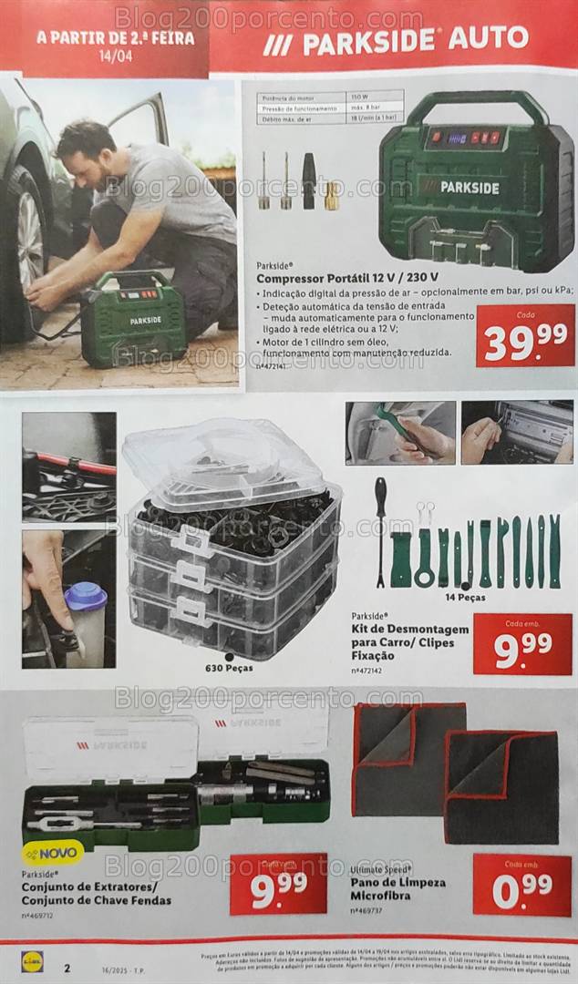 Antevisão Folheto LIDL Promoções de 14 a 19 abril