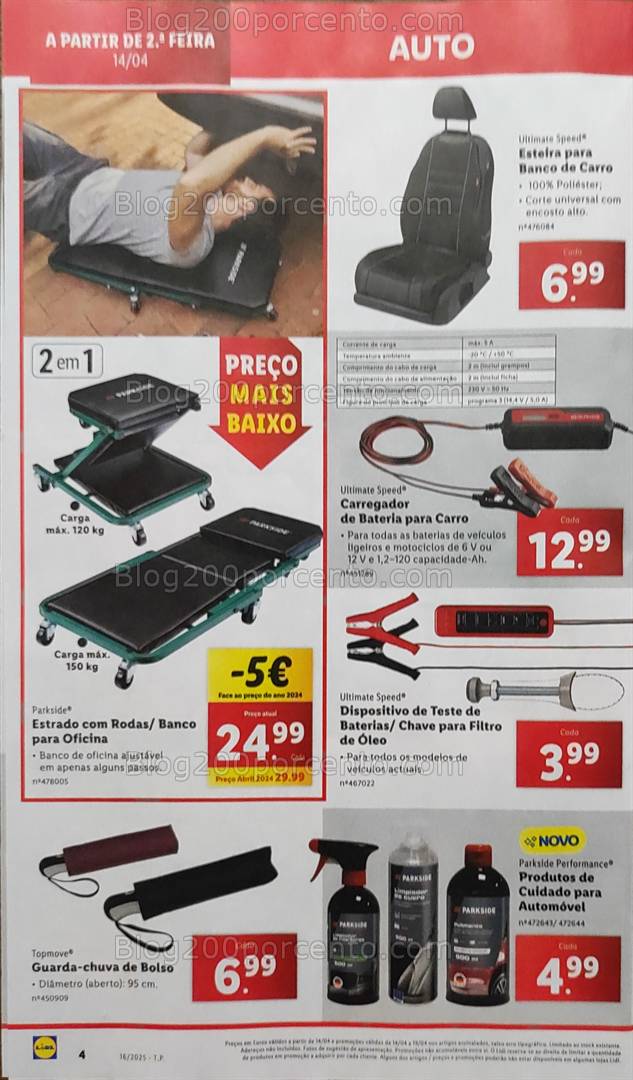 Antevisão Folheto LIDL Promoções de 14 a 19 abril