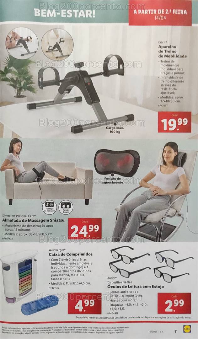 Antevisão Folheto LIDL Promoções de 14 a 19 abril
