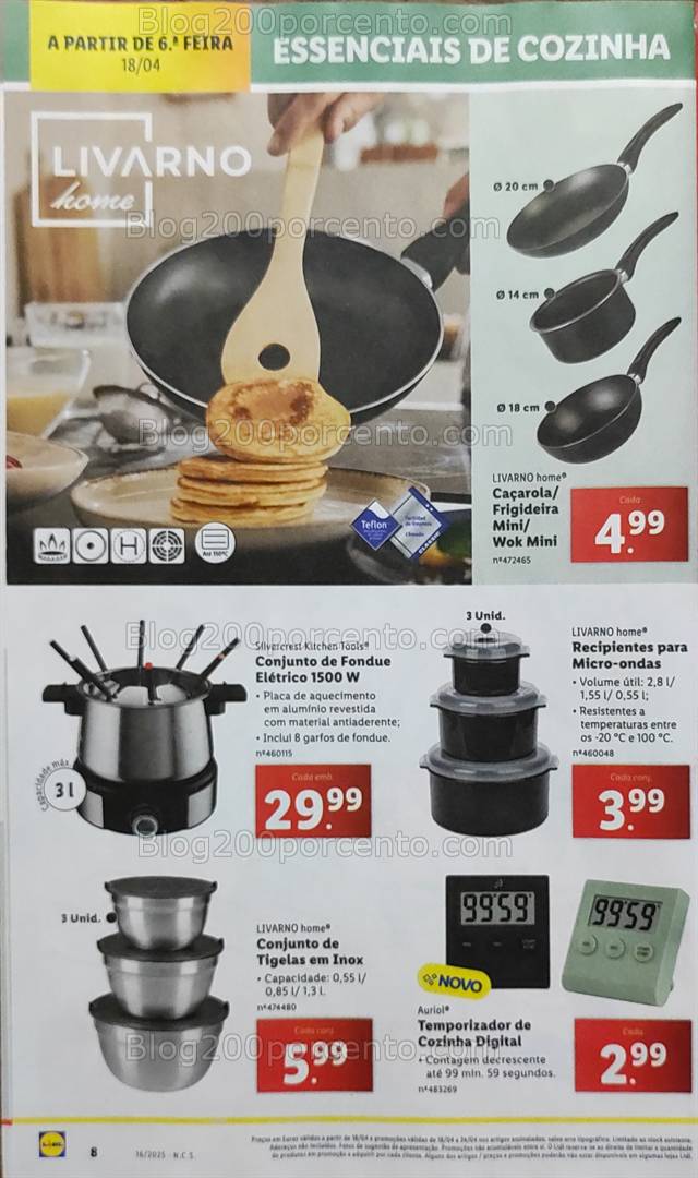 Antevisão Folheto LIDL Promoções de 14 a 19 abril