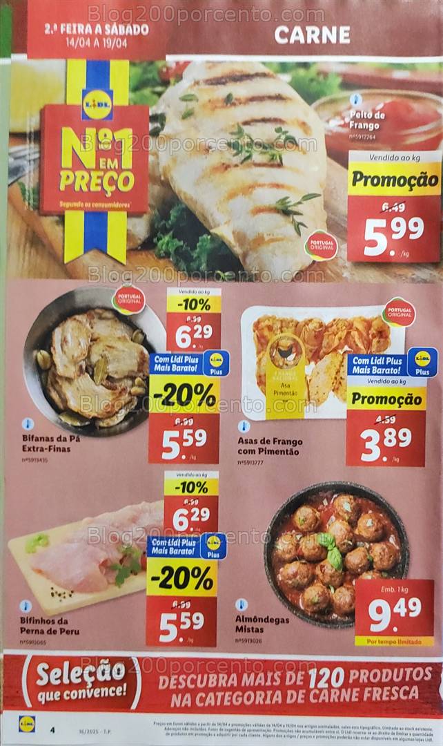 Antevisão Folheto LIDL Promoções de 14 a 19 abril