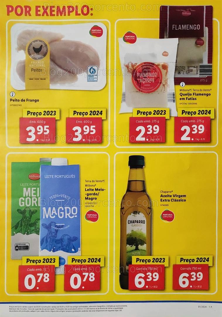 Antevisão Folheto LIDL Extra Preços de 2023 - Promoções de 5 a 31 janeiro