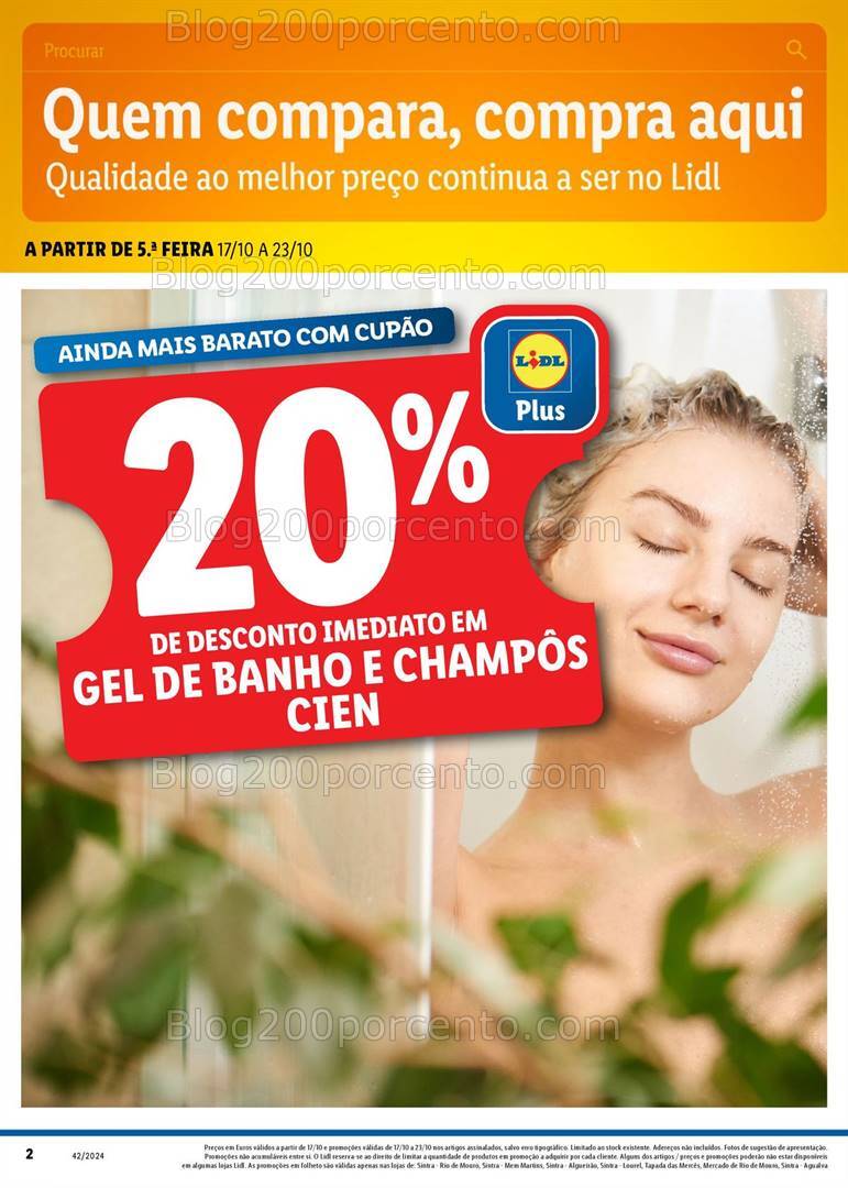 Antevisão Folheto LIDL Bazar Extra Sintra Promoções de 17 a 23 outubro