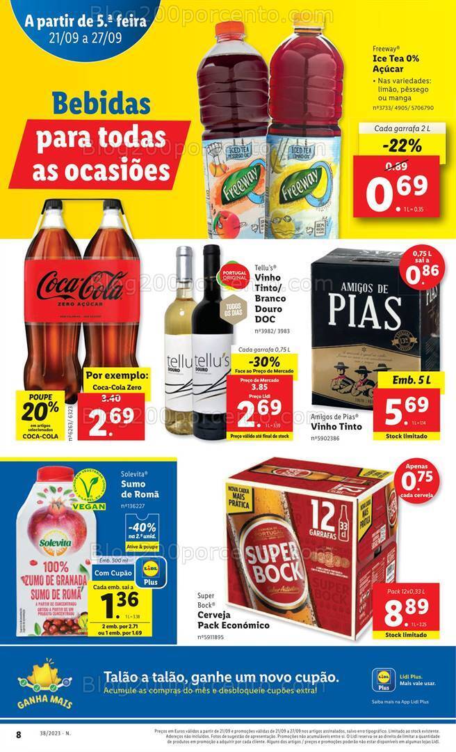 Antevisão Folheto LIDL Promoções de 21 a 27 setembro
