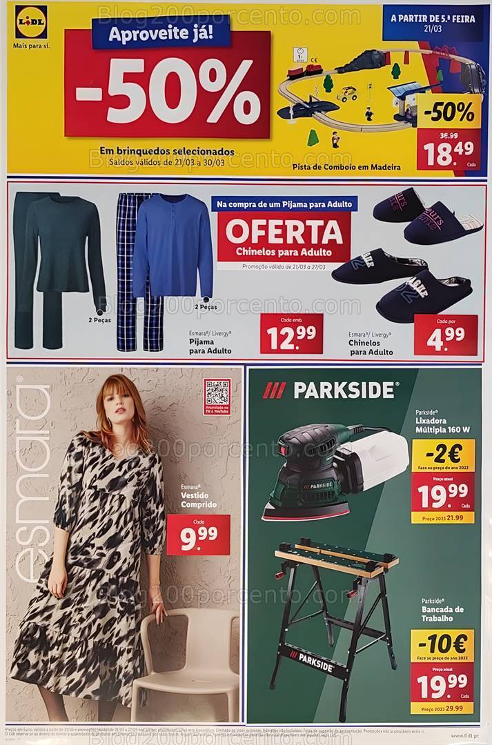 Antevisão Folheto LIDL Bazar Promoções a partir de 21 março