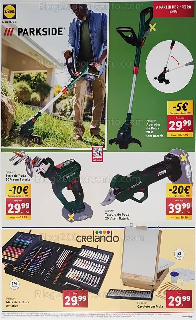 Antevisão Folheto LIDL Bazar Promoções a partir de 25 março