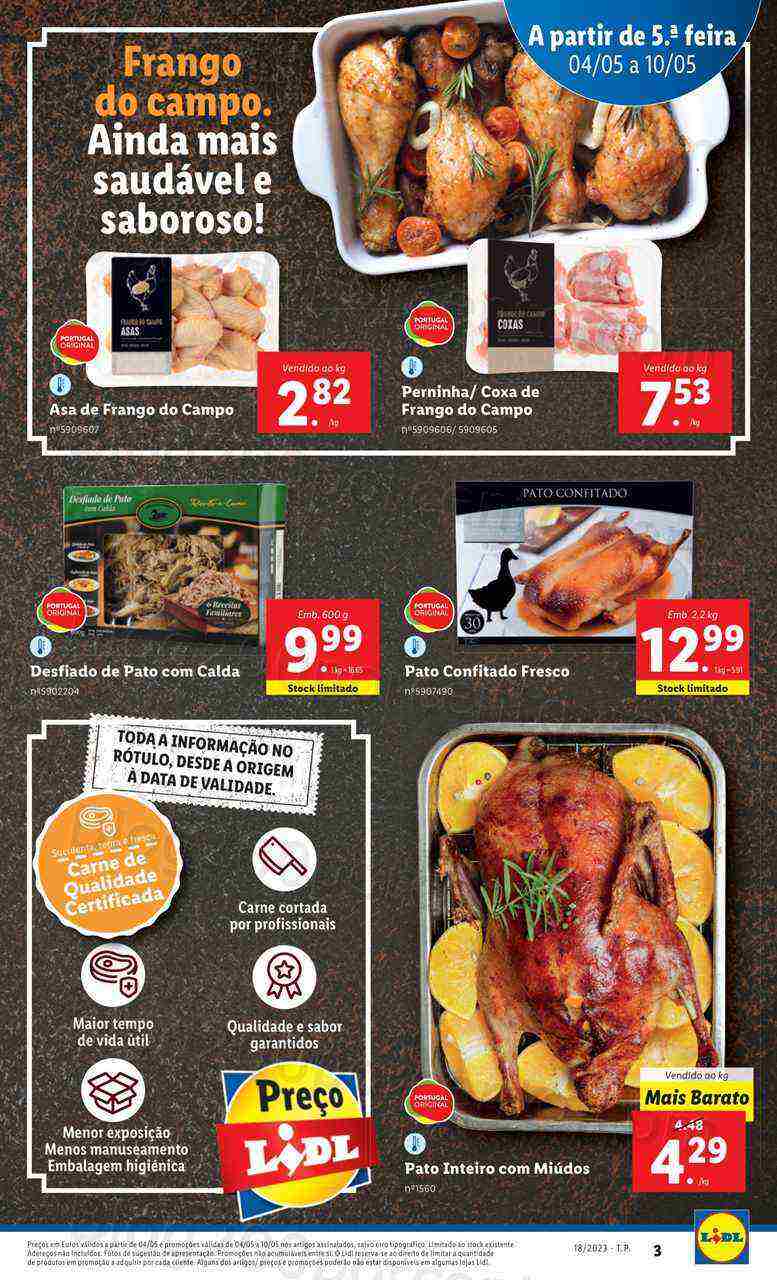 Antevisão Folheto LIDL Promoções de 4 a 10 maio