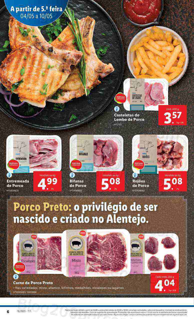 Antevisão Folheto LIDL Promoções de 4 a 10 maio