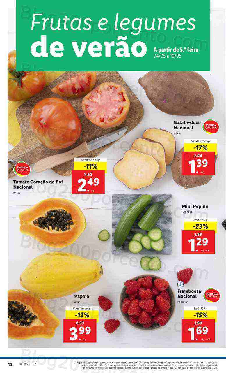 Antevisão Folheto LIDL Promoções de 4 a 10 maio