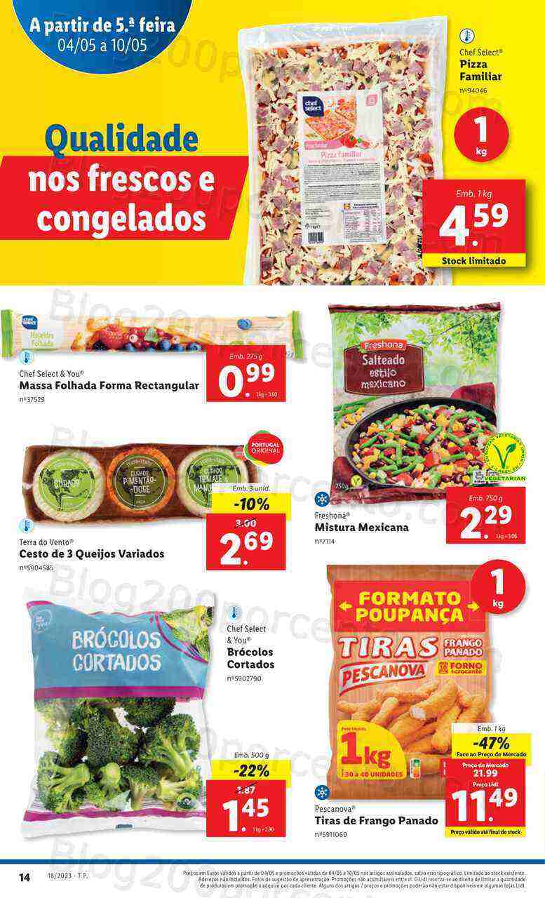 Antevisão Folheto LIDL Promoções de 4 a 10 maio