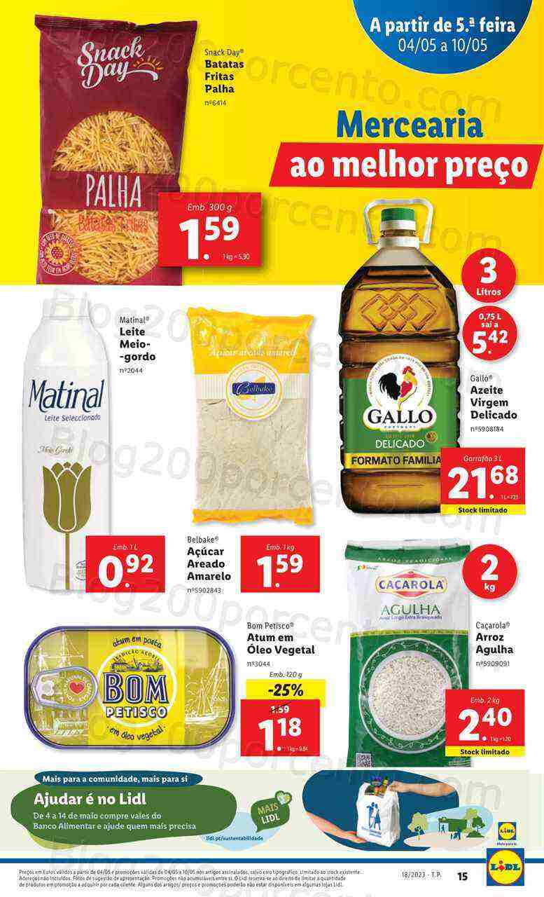 Antevisão Folheto LIDL Promoções de 4 a 10 maio