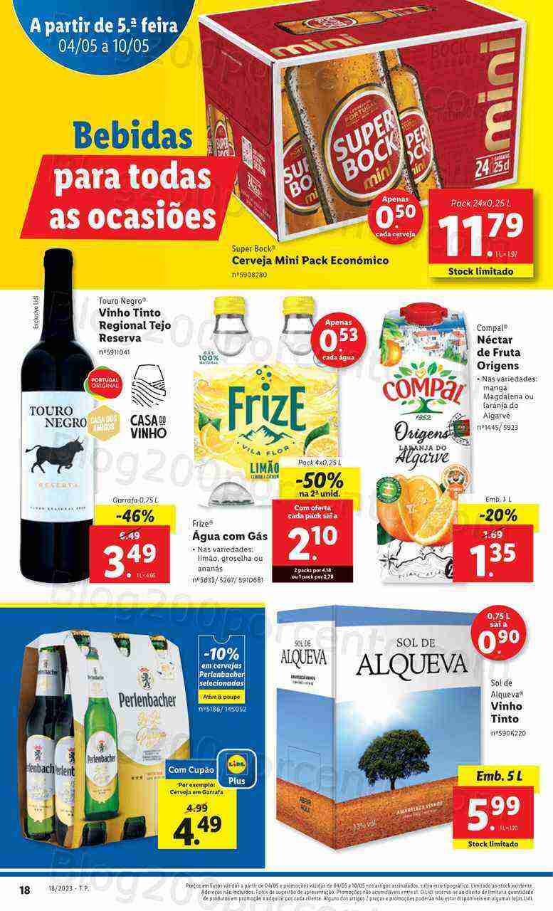 Antevisão Folheto LIDL Promoções de 4 a 10 maio