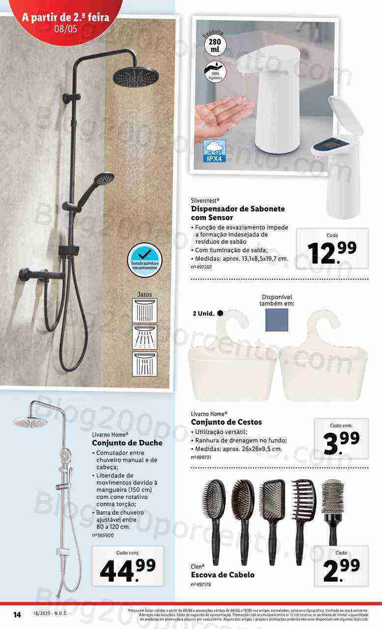 Antevisão Folheto LIDL Bazar Promoções a partir de 8 maio