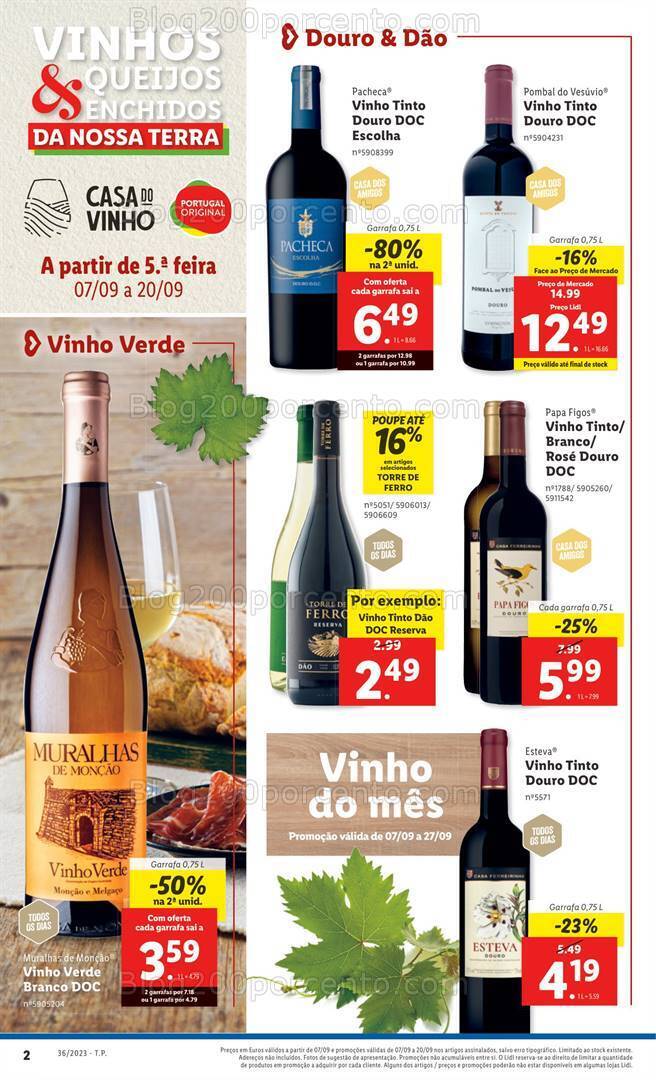 Antevisão Folheto LIDL Especial Sabores da Nossa Terra Promoções de 7 a 20 setembro
