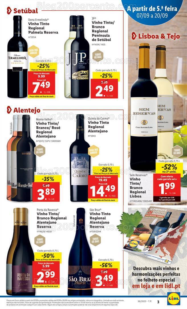 Antevisão Folheto LIDL Especial Sabores da Nossa Terra Promoções de 7 a 20 setembro
