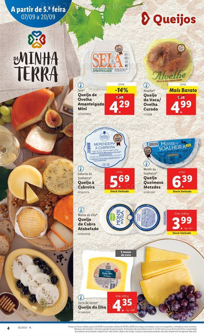 Antevisão Folheto LIDL Especial Sabores da Nossa Terra Promoções de 7 a 20 setembro