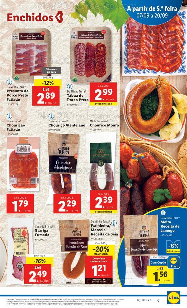 Antevisão Folheto LIDL Especial Sabores da Nossa Terra Promoções de 7 a 20 setembro