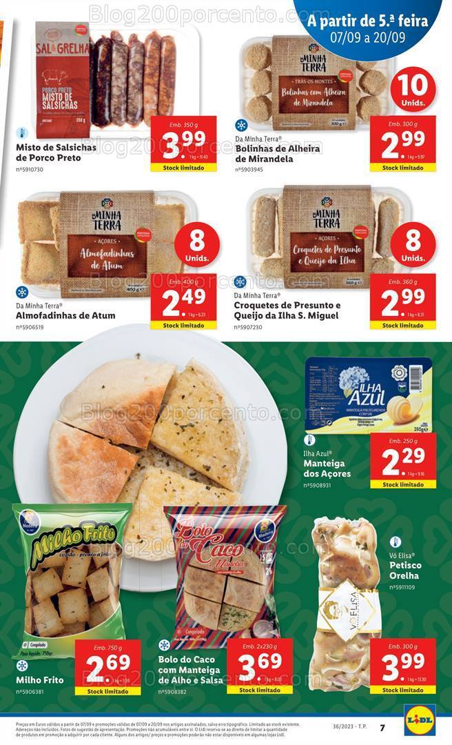 Antevisão Folheto LIDL Especial Sabores da Nossa Terra Promoções de 7 a 20 setembro