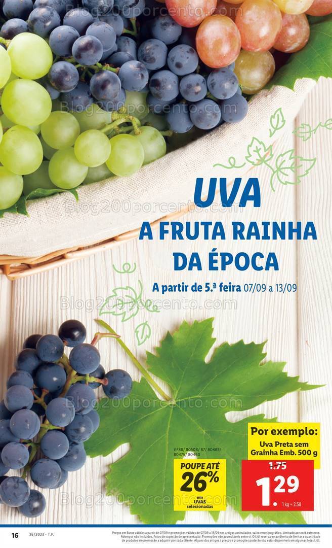 Antevisão Folheto LIDL Promoções de 7 a 13 setembro