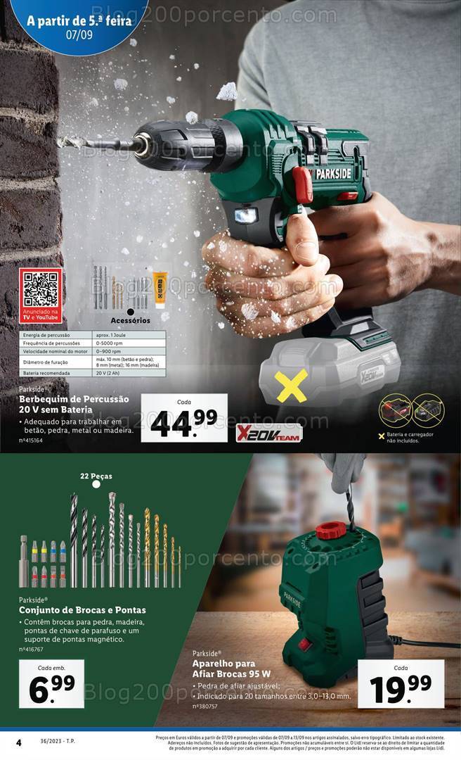 Antevisão Folheto LIDL Bazar Promoções a partir de 7 setembro