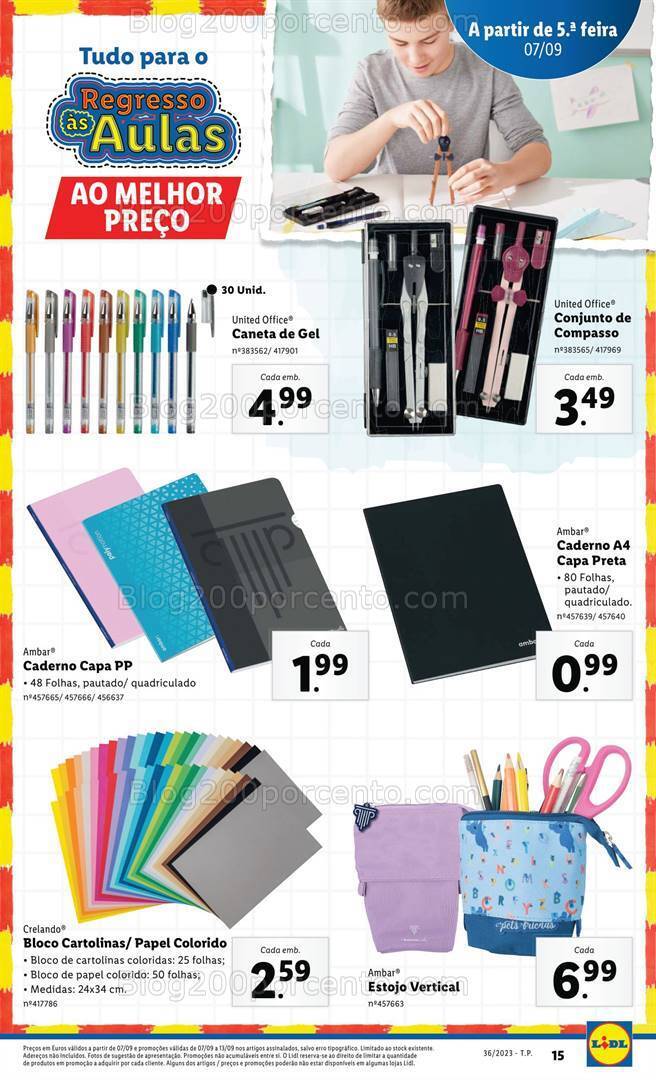 Antevisão Folheto LIDL Bazar Promoções a partir de 7 setembro
