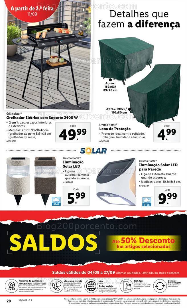 Antevisão Folheto LIDL Bazar Promoções a partir de 11 setembro