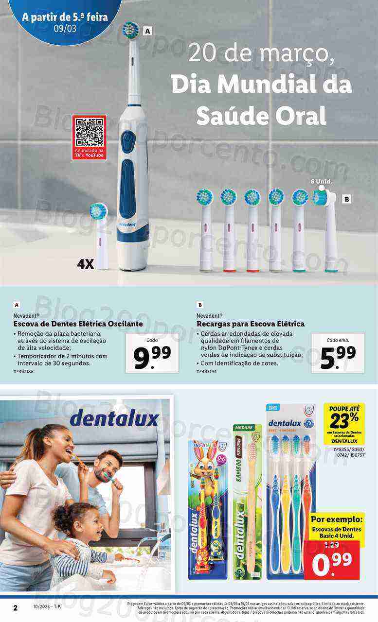 Antevisão Folheto LIDL Promoções de 9 a 15 março