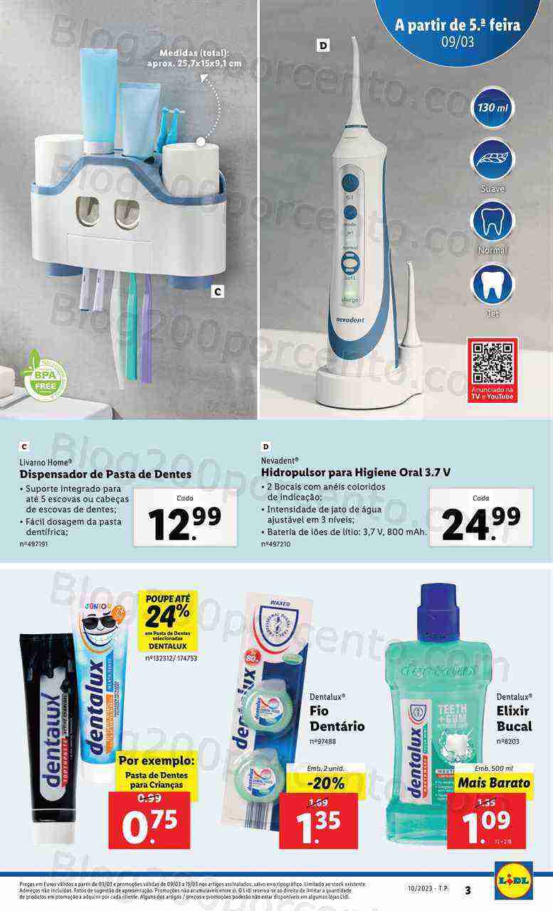 Antevisão Folheto LIDL Promoções de 9 a 15 março