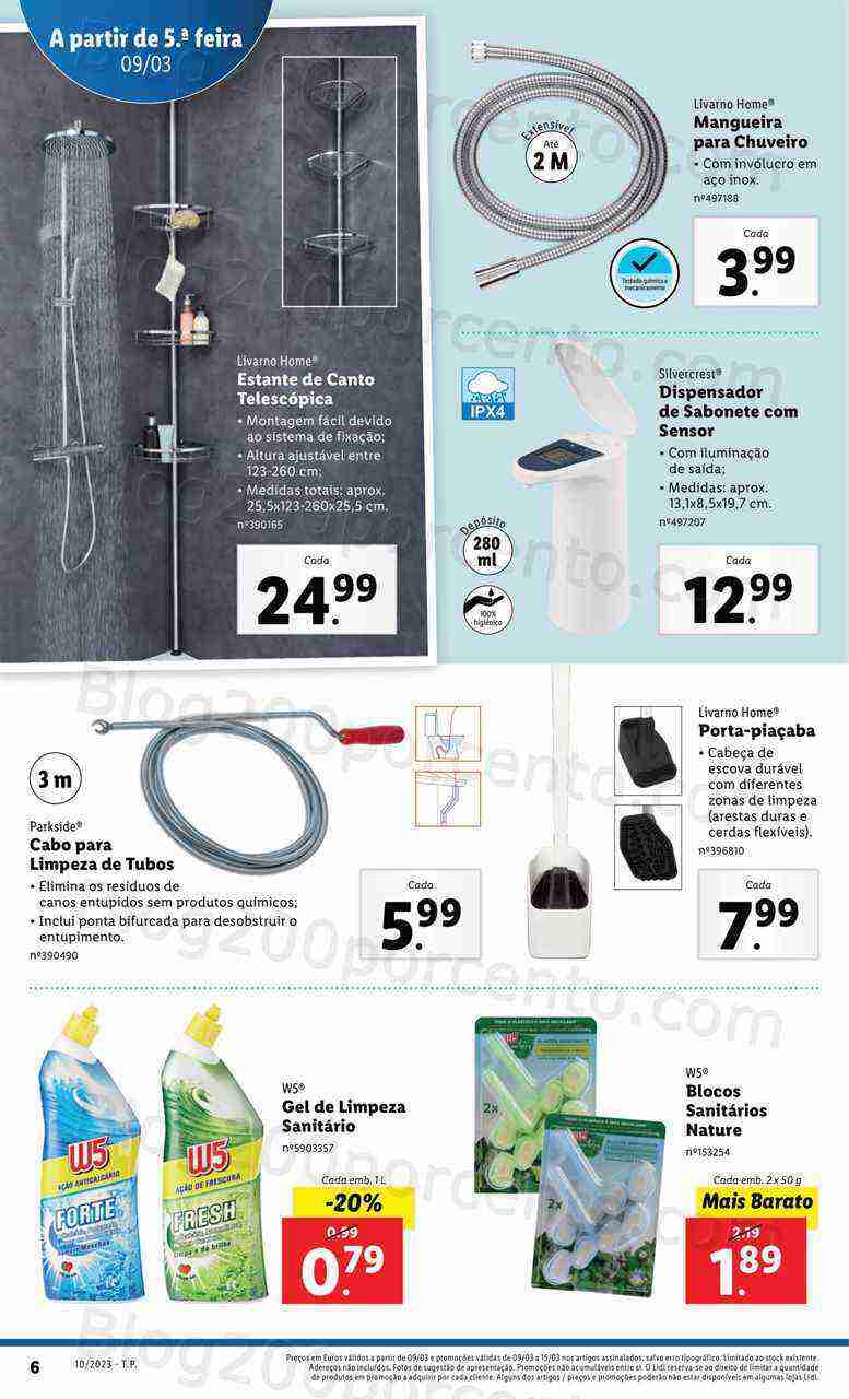 Antevisão Folheto LIDL Promoções de 9 a 15 março