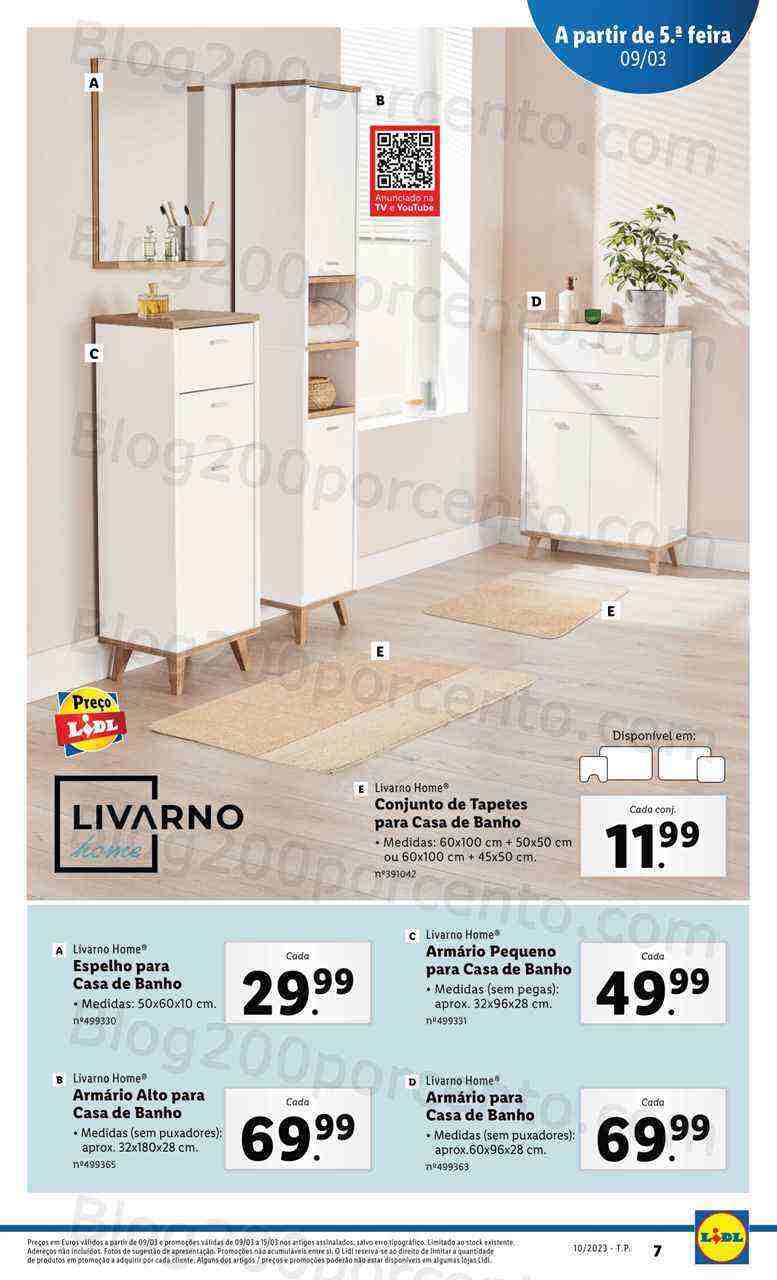 Antevisão Folheto LIDL Promoções de 9 a 15 março