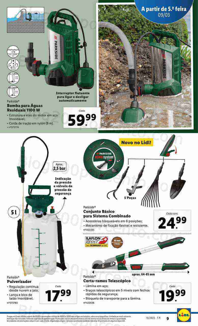 Antevisão Folheto LIDL Promoções de 9 a 15 março